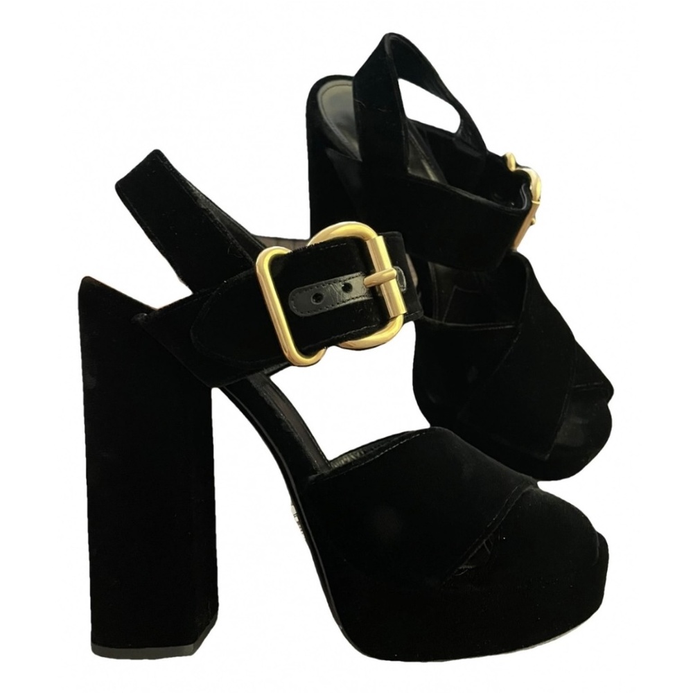 PRADA Veltvet Heels